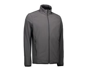 Id Mens Functional Soft Shell Jacket (SilverGrey) - ID476