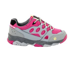 Jack Wolfskin Boys & Girls Mtn Attack 2 Low Summer Walking Shoes - Tropic Pink