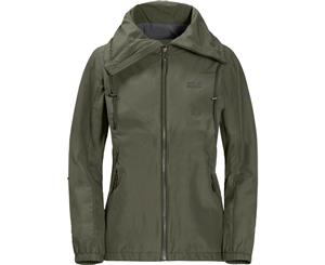 Jack Wolfskin Womens/Ladies Westwood Windproof Water Resistant Jacket - Woodland Green