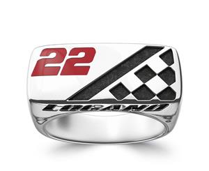 Joey Logano Ring For Men In Sterling Silver Design by BIXLER - Sterling Silver