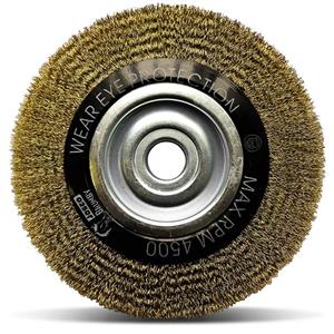 Josco Brumby 200 x 20mm Multi-Bore Crimped Wire Wheel Brush