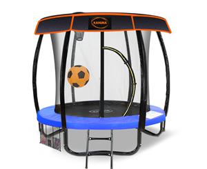 Kahuna Trampoline 6ft with Basketball set & Roof - Blue