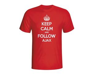 Keep Calm And Follow Ajax T-shirt (red)