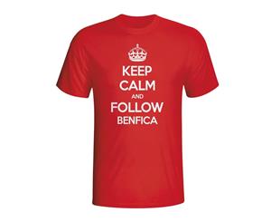 Keep Calm And Follow Benfica T-shirt (red)