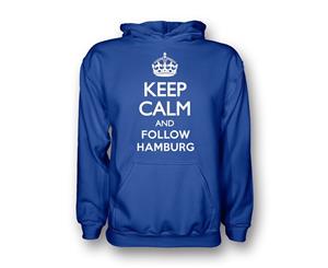 Keep Calm And Follow Hamburg Hoody (blue)