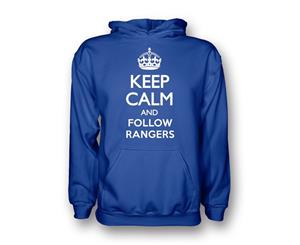 Keep Calm And Follow Rangers Hoody (blue)