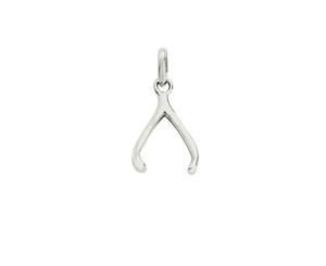 Kirstin Ash Wishbone Charm w/ Sterling Silver