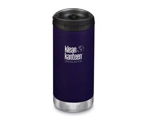 Klean Kanteen TKWide Insulated Drinking Bottle Cafe Cap 12oz - Kalamata