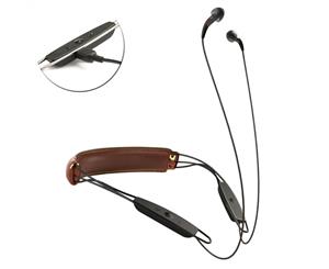 Klipsch Reference X12 Neckband Wireless Bluetooth Headphones/Headset w/Mic Brown