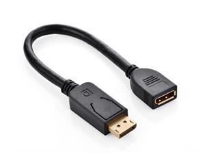 Konix 20CM Display Port M-F Cable/Port Saver