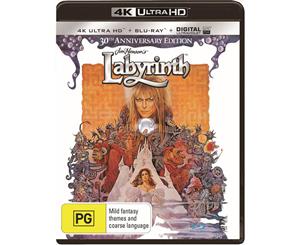 Labyrinth 4K Ultra HD Blu-ray Digital Download UHD Region B