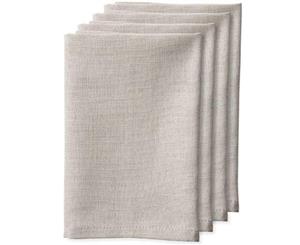 Ladelle Base 4 Pack Napkin Taupe