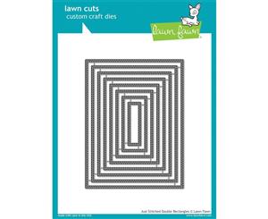 Lawn Fawn Cuts Just Stitching Double Rectangles LF1993