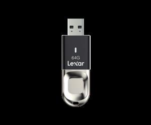 Lexar Jumpdrive F35 64Gb Finger Print Usb3 Flash Drive - Upto 150Mb/S