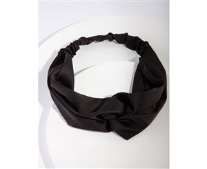 Lovisa Black Satin Stretch Headband