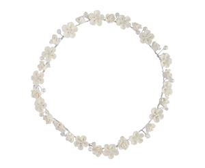 Lovisa White Flower Pearl Halo Headband