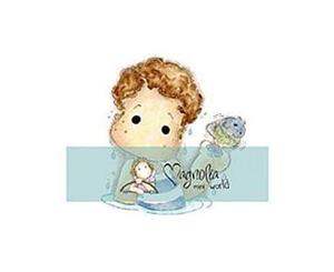 Magnolia - Mini Sea Breeze Stamp 2X1.5Size Edwin Catching Fish