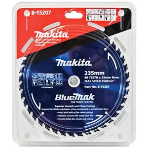 Makita 235mm 40T BlueMak Circular Saw Blade