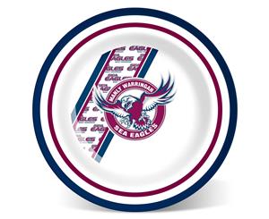 Manly Sea Eagles NRL Melamine 25cm Round Dinner Plate