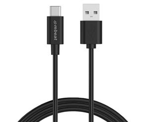 Mbeat 2m Prime Usb-C To Usb-A Charge-Sync Cable - Black