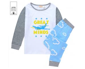 MeMaster - Junior Boys Plane Pyjama Set - Multi