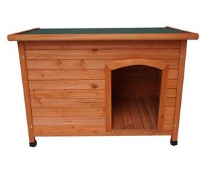 Medium Timber Pet Dog Wooden Cabin Kennel House