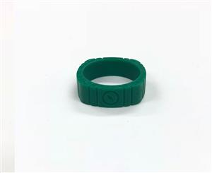 Men's QALO Wedding Ring - Compass - Forest Green