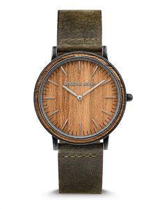 Minimalist Koa Wood Stonewash Watch