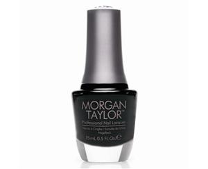 Morgan Taylor Nail Polish Lacquer Enamel Black Shadow 15ml