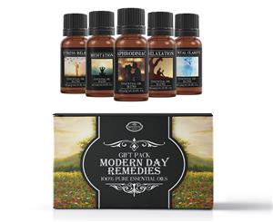 Mystic Moments Modern Day Remedies Essential Oils Blend Starter Pack