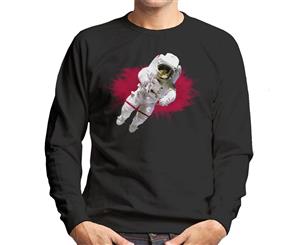 NASA Astronaut Free Flight Men's Sweatshirt - Black