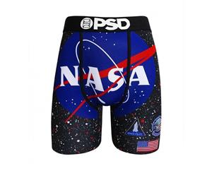 NASA Men's Black Boxer Briefs