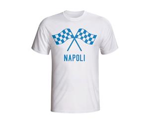 Napoli Waving Flags T-shirt (white)