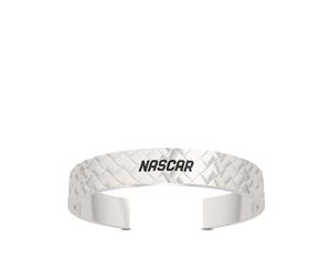 Nascar Cuff Bracelet For Men In Sterling Silver Design by BIXLER - Sterling Silver