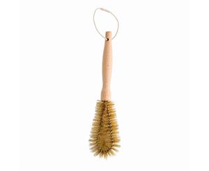 Natural Wooden Handle Bristle Brush Bottle Cleaner-27cm