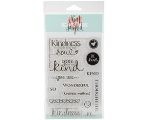 Neat & Tangled Clear Stamps 4&quotX6"-Kindness Matters