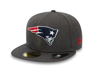 New Era 59Fifty KIDS Cap - HEATHER New England Patriots - Charcoal