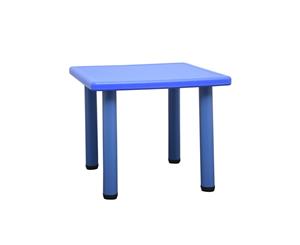 New Square Kids Playing Study Activity Table Blue 60x60cm