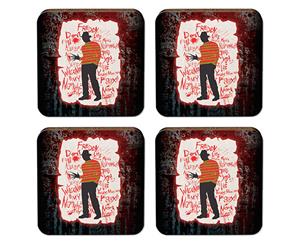 Nightmare on Elm Street Cork Coasters Set of 4 Freddy Krueger