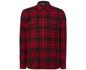 O'Neill Men's Violator Yarned Flannel Shirt Red AOP 3900