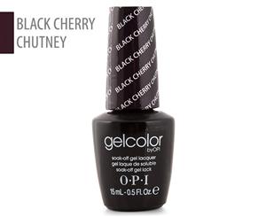 OPI GelColor Lacquer - Black Cherry Chutney