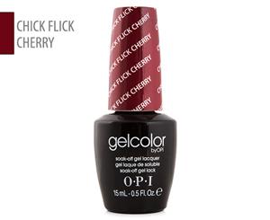 OPI GelColor Lacquer  Chick Flick Cherry