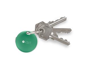 Orbit Key Bluetooth Tracker ( Emerald Green ) -Premium aluminium waterproof casing and replaceable battery