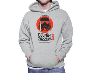 Original Stormtrooper Space Fortune Cookies Men's Hooded Sweatshirt - Heather Grey