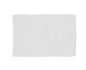 PM Lollipop Ribbed Placemats - Set of 12 - White