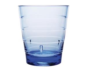 Pack of 6 Kristallon Polycarbonate Ringed Tumbler Blue 285ml