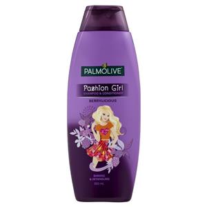 Palmolive Fashion Girl Shining & Detangling Shampoo & Hair Conditioner Berrylicious 350mL