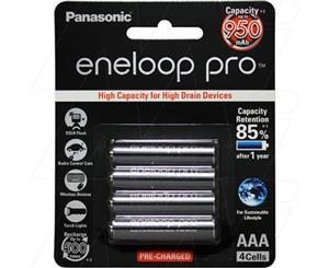 Panasonic Eneloop Pro rechargeable AAA battery