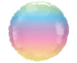 Pastel Ombre Round Foli Balloon 45cm