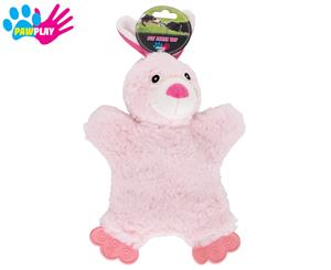 PawPlay Rabbit Dog Toy - Pink